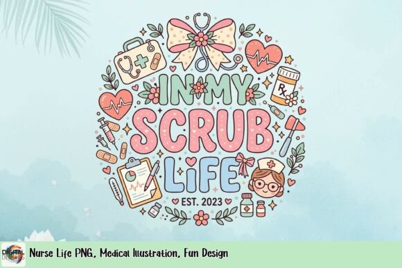 Celebrating Nurse Life: Whimsical Medical Illustration for Designers