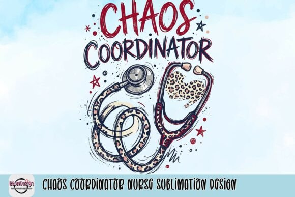 Chaos Coordinator Nurse Design: A Visual Asset for Healthcare Branding