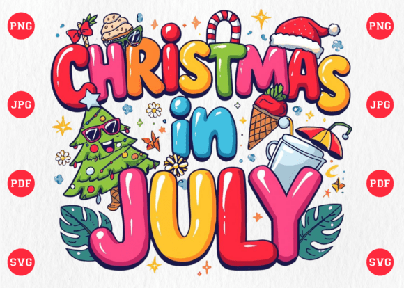Christmas in July PNG Design: Your Ultimate Creative Resource