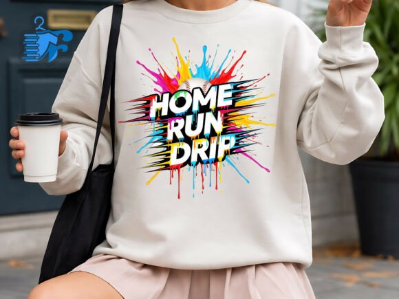Home Run Drip Baseball SVG: A Designer's Asset