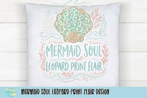 Mermaid Soul Leopard Print Flair: A Unique Design Asset