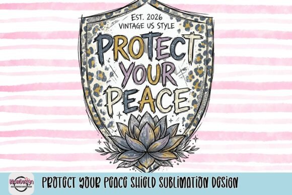 Protect Your Peace: A Shield Design for Modern Branding